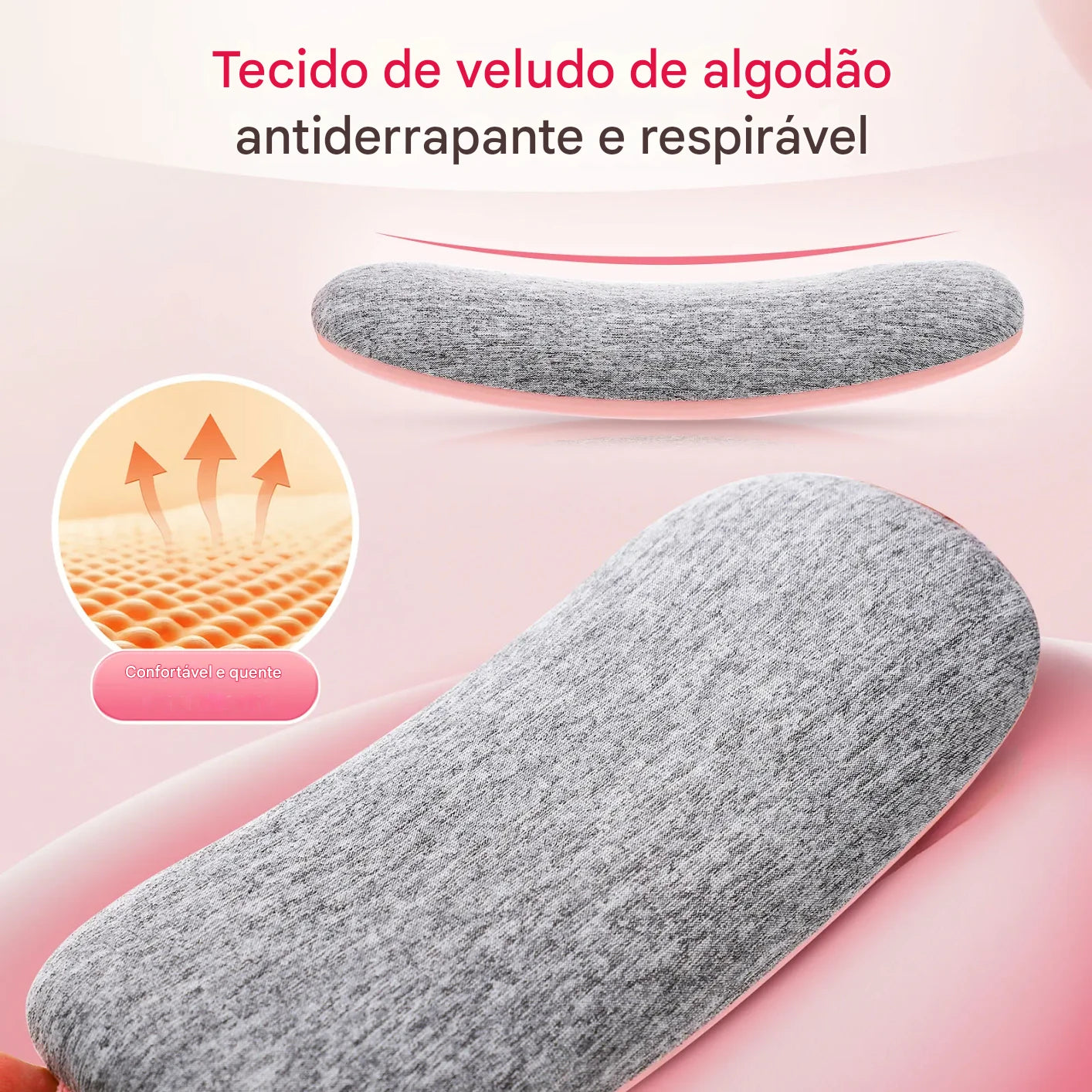 Cinta Elétrica Portátil Recarregável | Aquecimento e Massagem
