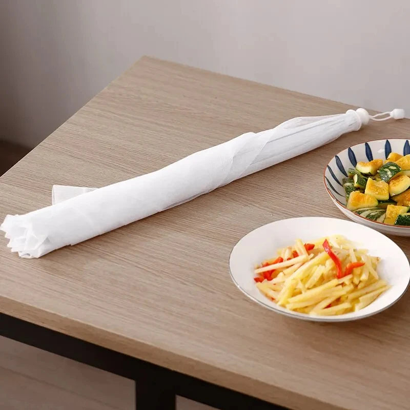 Tenda protetora de alimentos dobrável