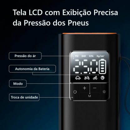 Inflador compressor de ár portátil Baseus