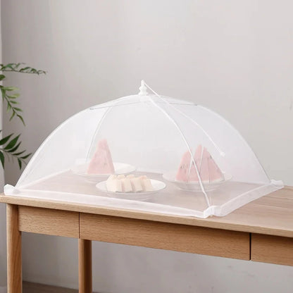 Tenda protetora de alimentos dobrável