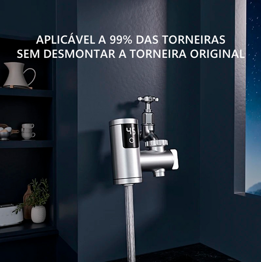 Torneira Elétrica Digital com Display Temperatura - IPX4