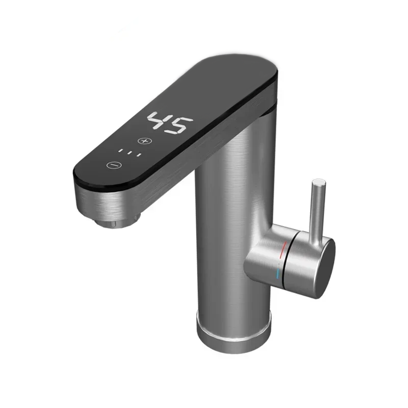 Torneira Elétrica 3400W - Display Digital - Aço Inoxidável 220V